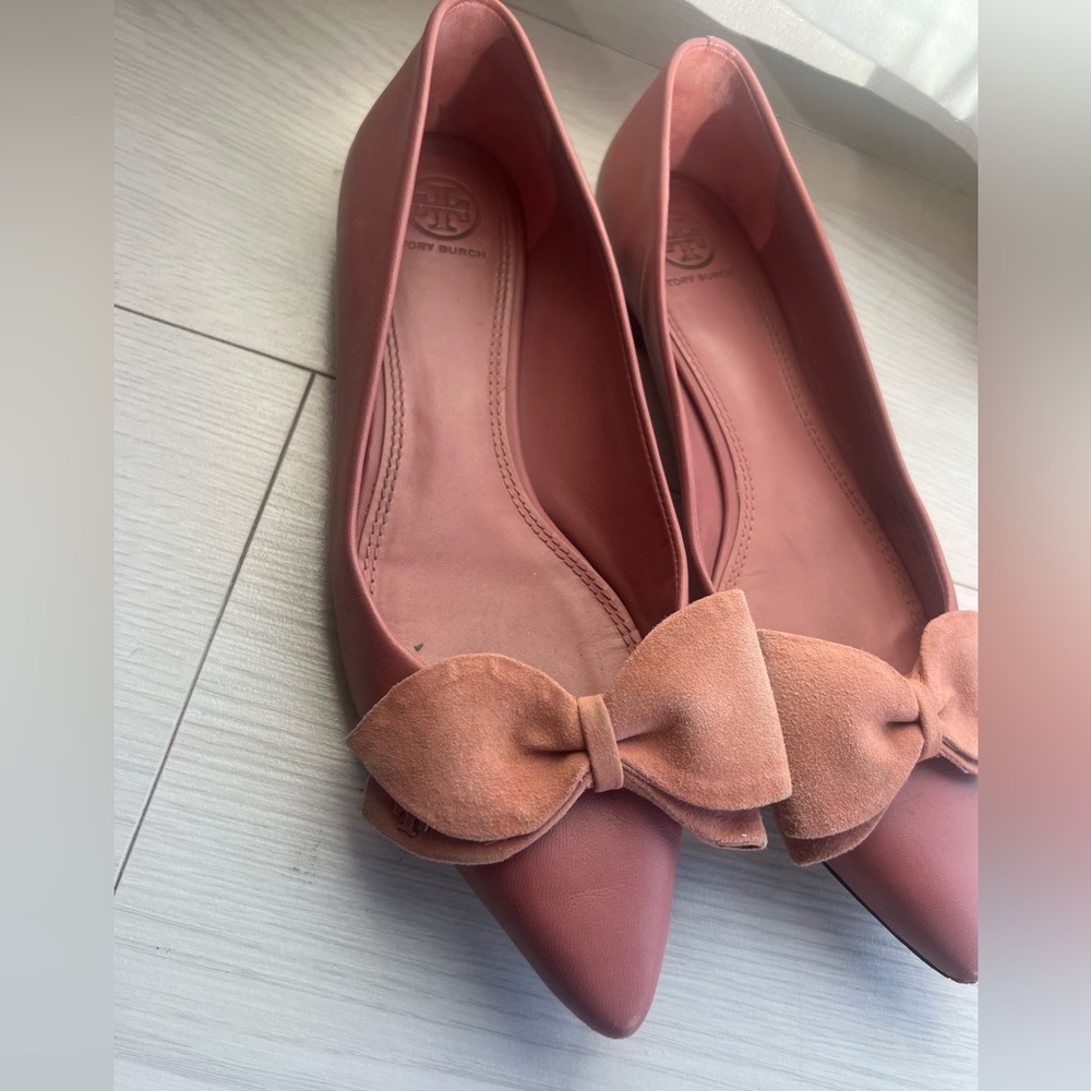 Tory Burch Pink Rosalind Ballet Flats - Picture 5 of 14